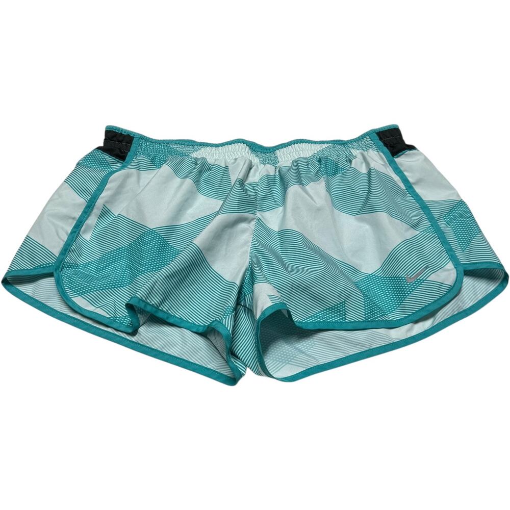 Nike Dri-Fit Lined Running Shorts Teal Gray XL